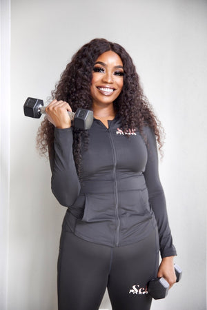 SELF Fitness lightweight zip up jacket